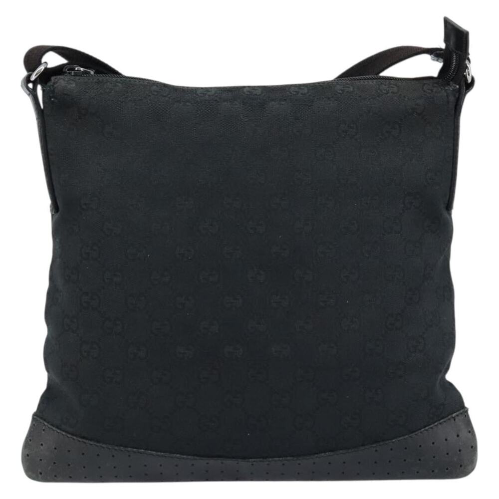 Gucci GG Canvas Shoulder Bag Black
